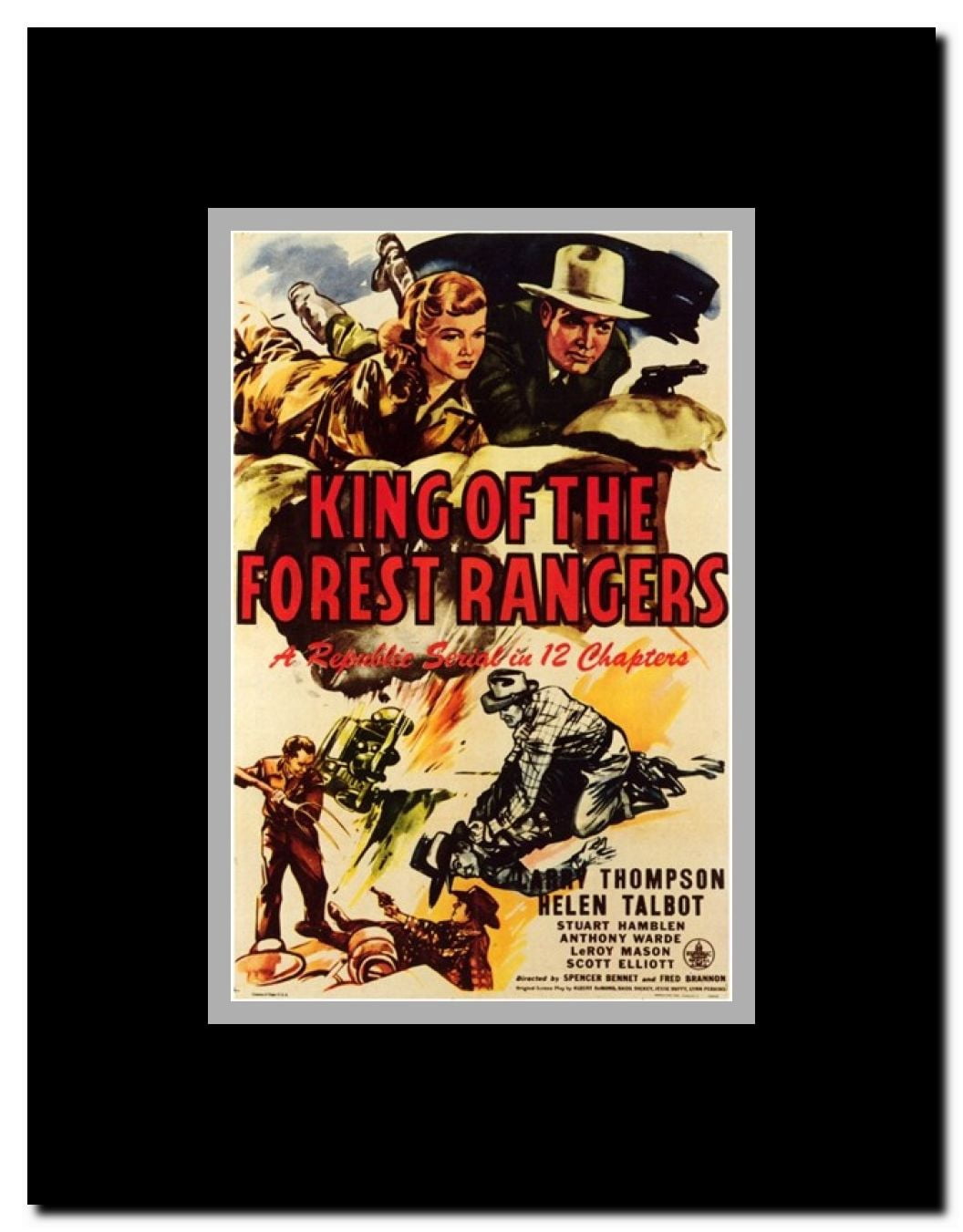 King of the Forest Rangers Framed Movie Poster