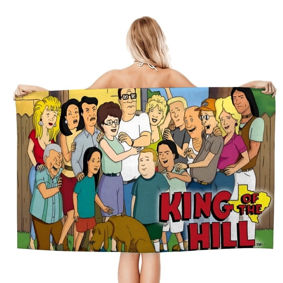 King of the Hill Gifts Beach Towel for Women Girl Birthday Inspired Fan Bath Outdoor Music Lover