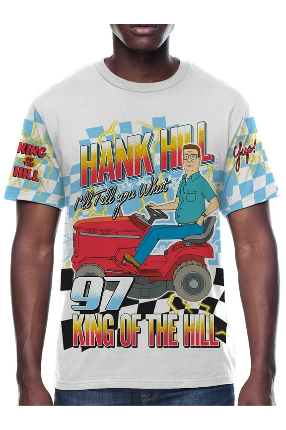 , Mens GraphicTee, King Hank Race, Sizes S-3XL