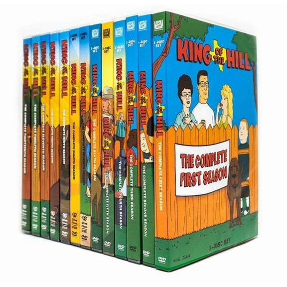 King of the Hill Season 1-13 [DVD][37 Discs] (Animated Comedy, Satire, Family, Compatible with all DVD players)