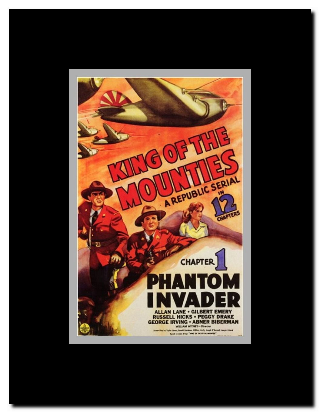 King of the Mounties Framed Movie Poster