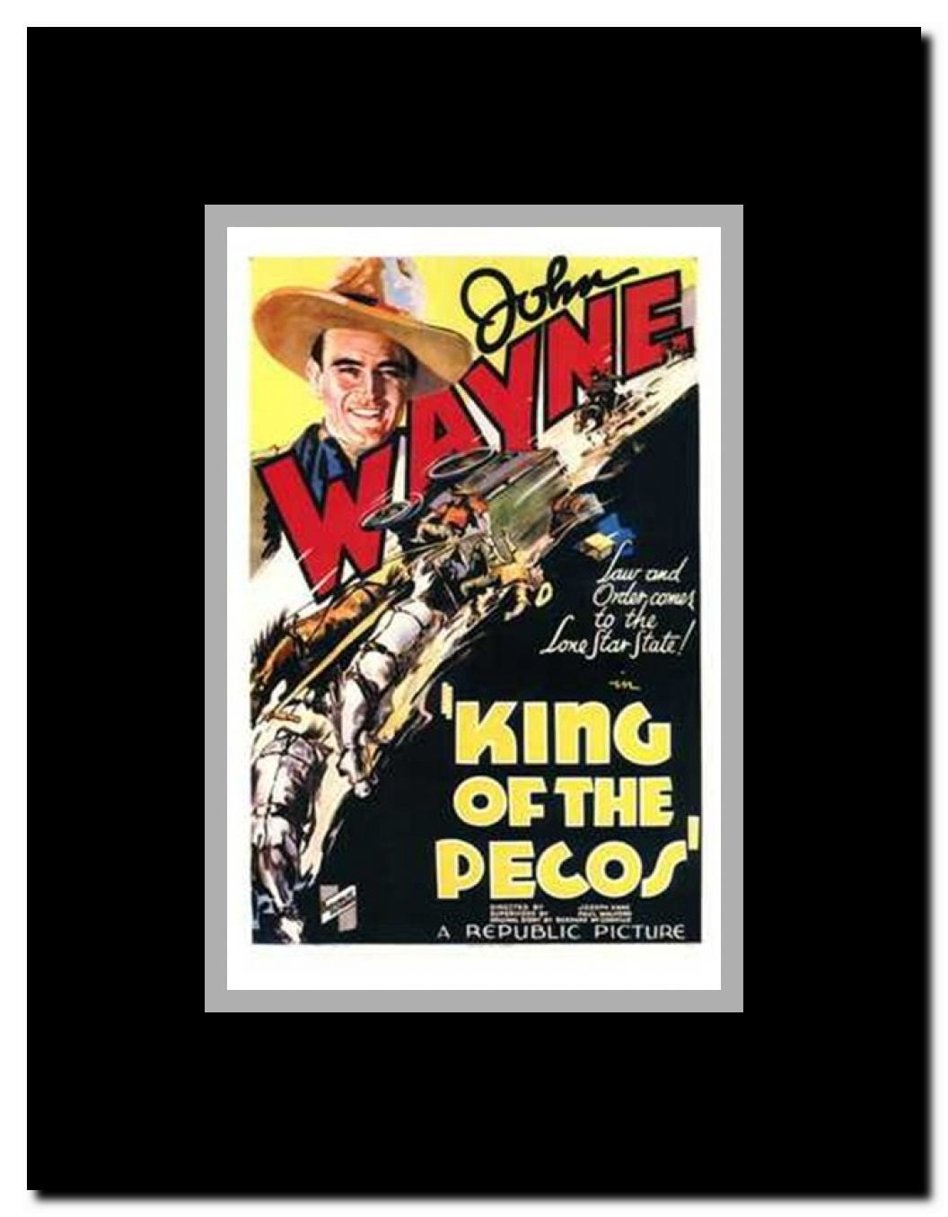 King of the Pecos Framed Movie Poster