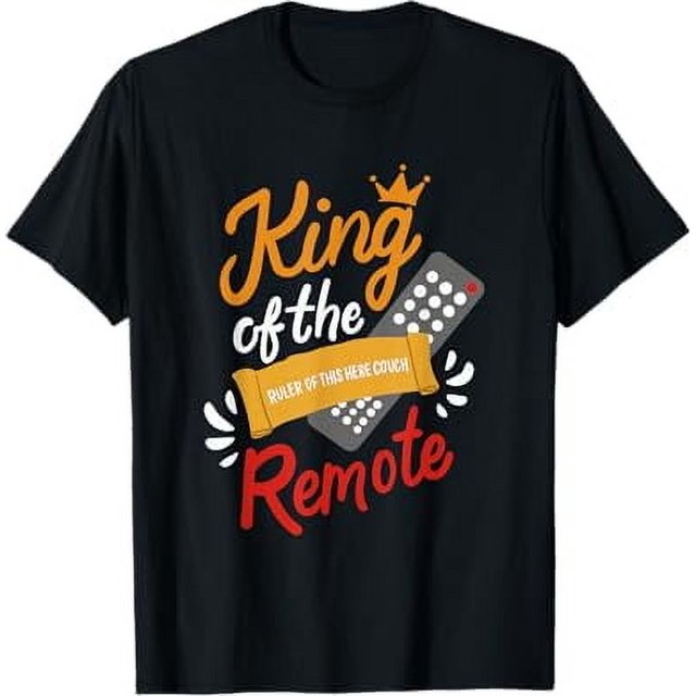 King of the Remote Control Couch Lazy Potato TShirt