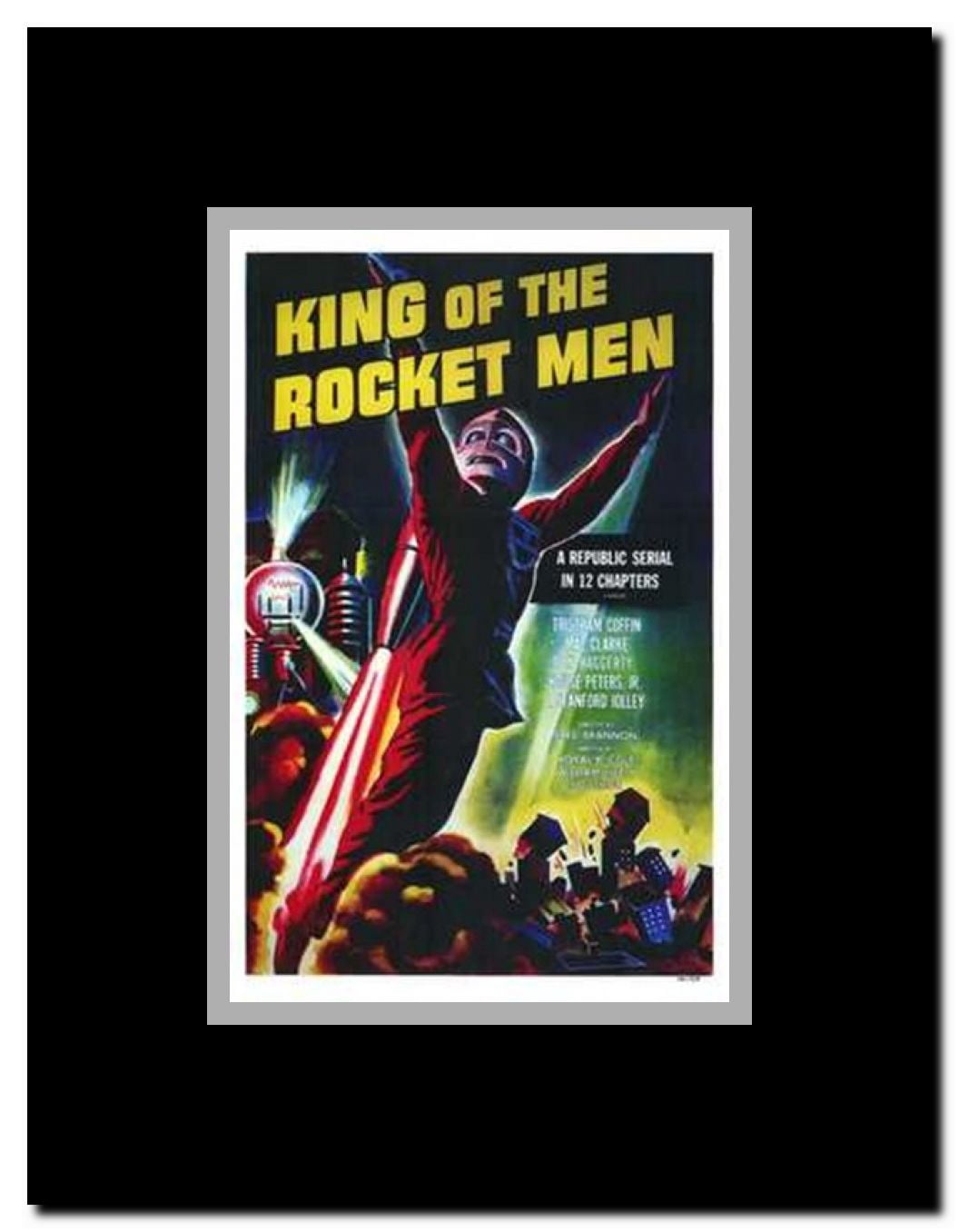 King of the Rocket Men Framed Movie Poster