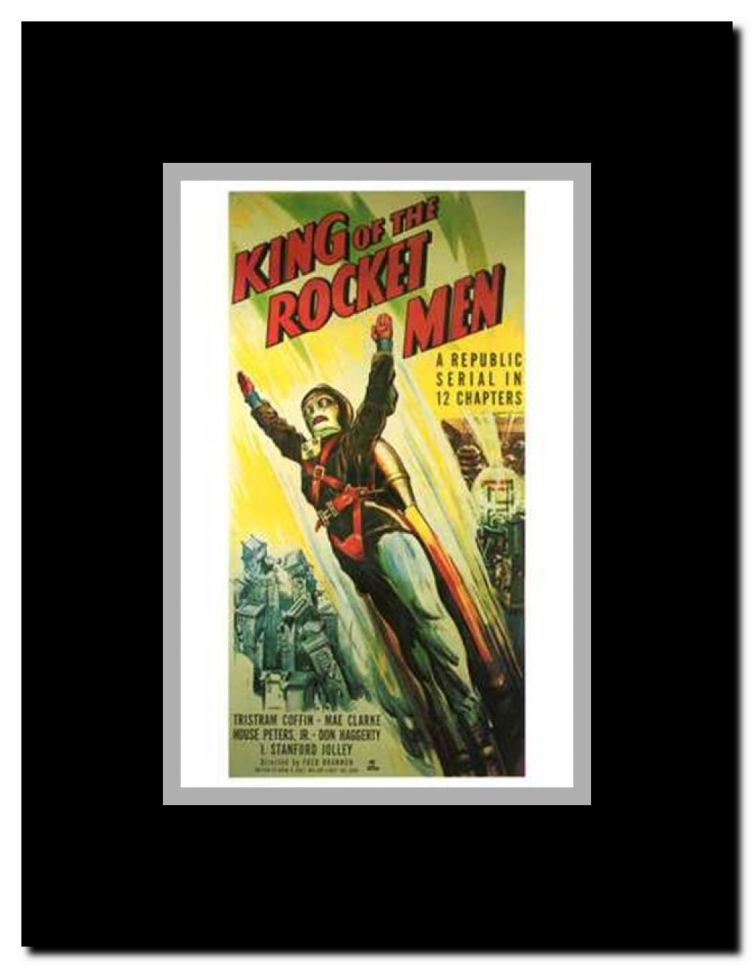 King of the Rocket Men Framed Movie Poster