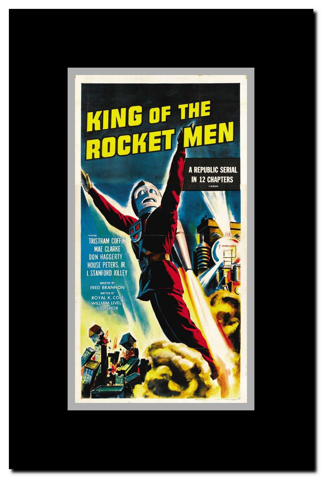 King of the Rocketmen Framed Movie Poster
