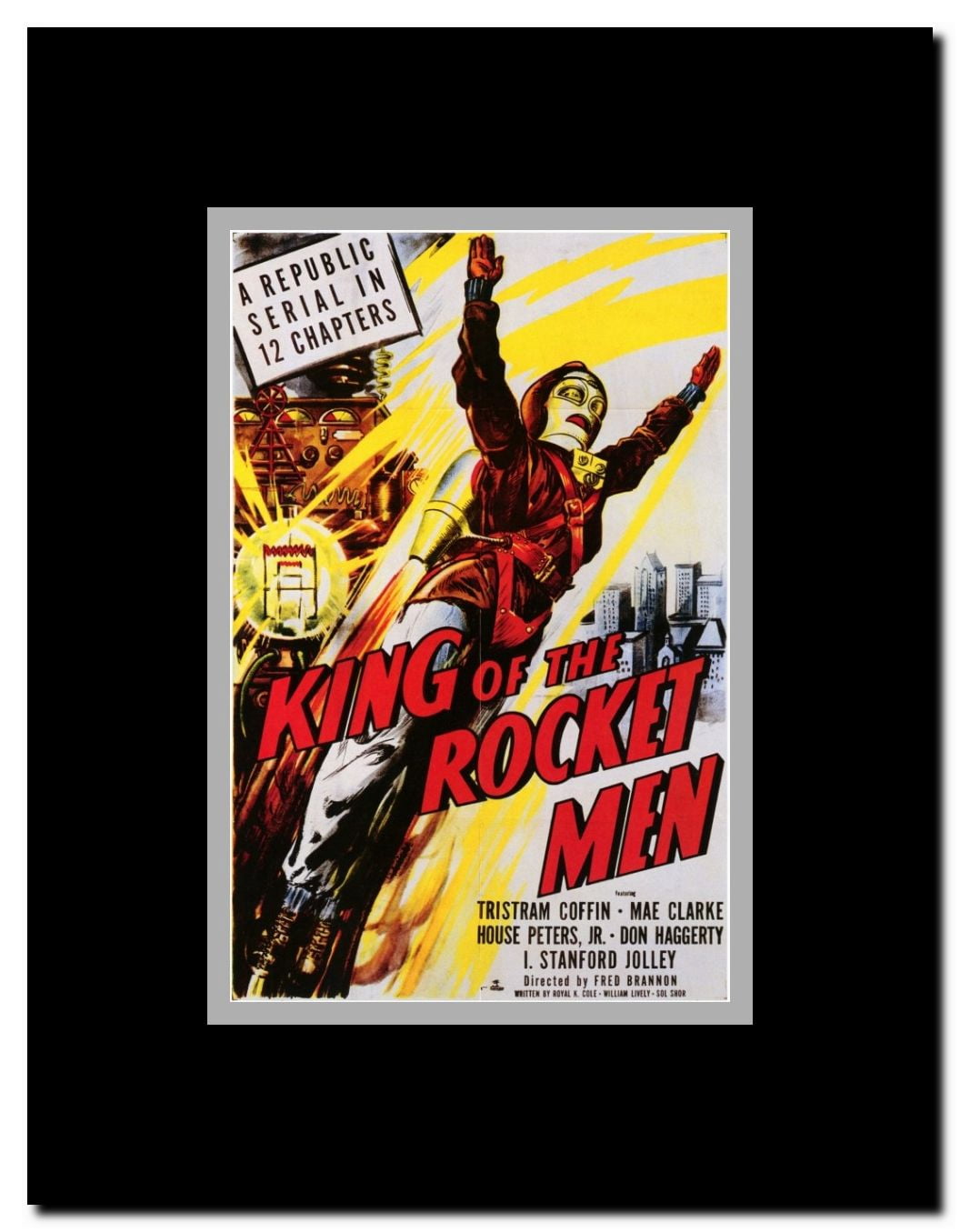 King of the Rocketmen Framed Movie Poster