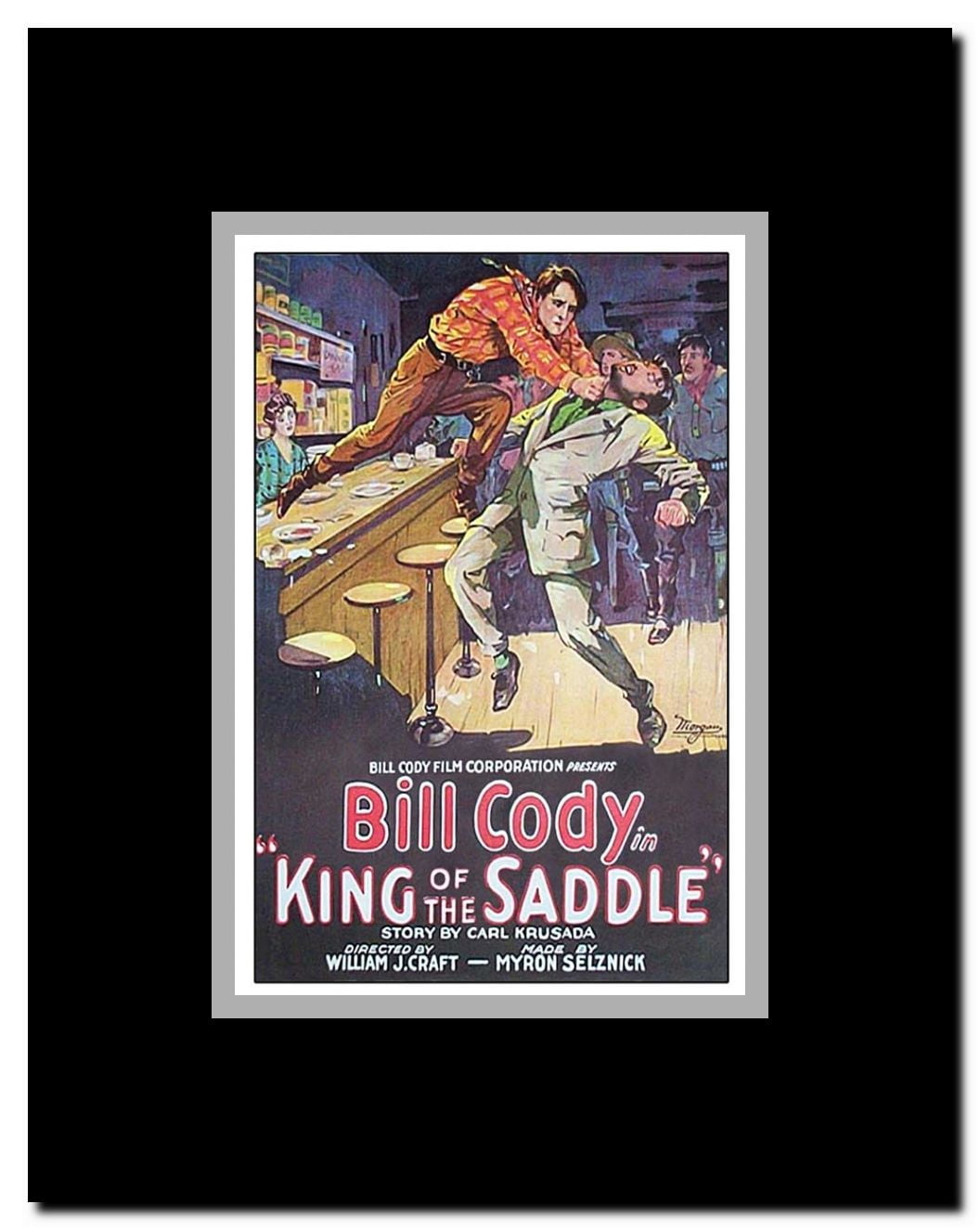 King of the Saddle Framed Movie Poster