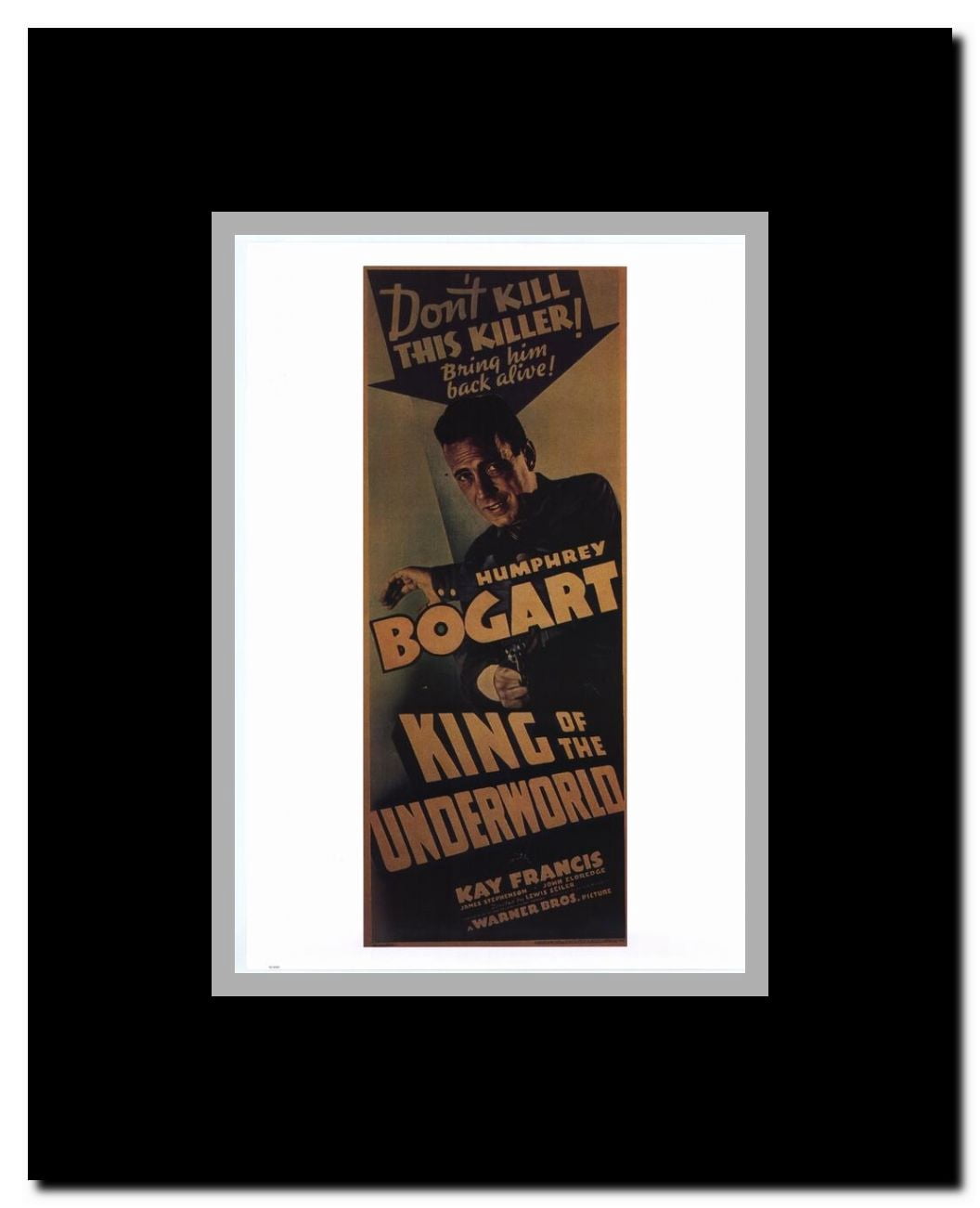 King of the Underworld Framed Movie Poster