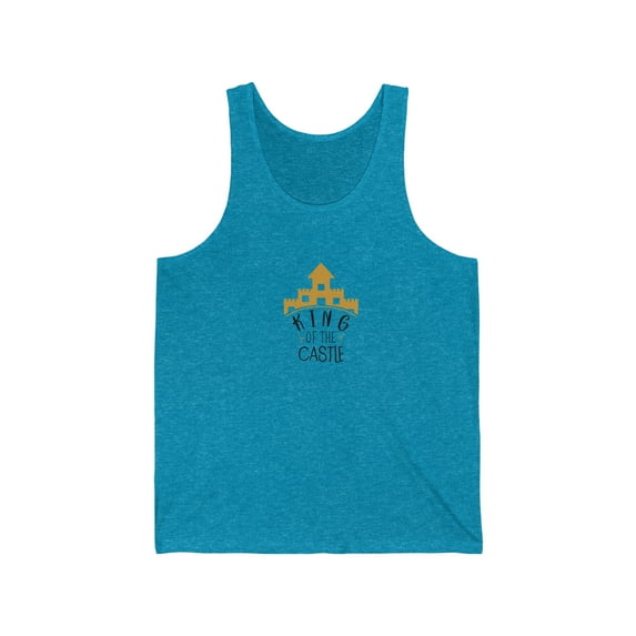King off The Castle Unisex Jersey Bella Canva Fitness Summer Tank