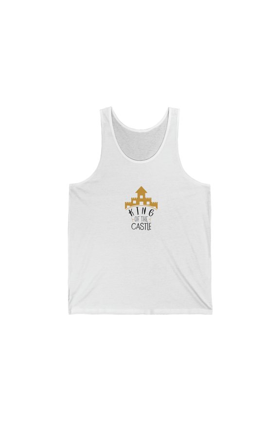 King off The Castle Unisex Jersey Bella Canva Fitness Summer Tank