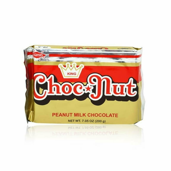 King Chocnut Peanut Milk Chocolate Candy, 200g, Pack of 6