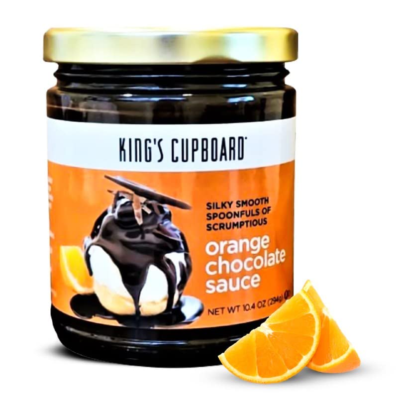 King's Cupboard Orange Chocolate Sauce, 10.4 oz The Perfect Hot Fudge