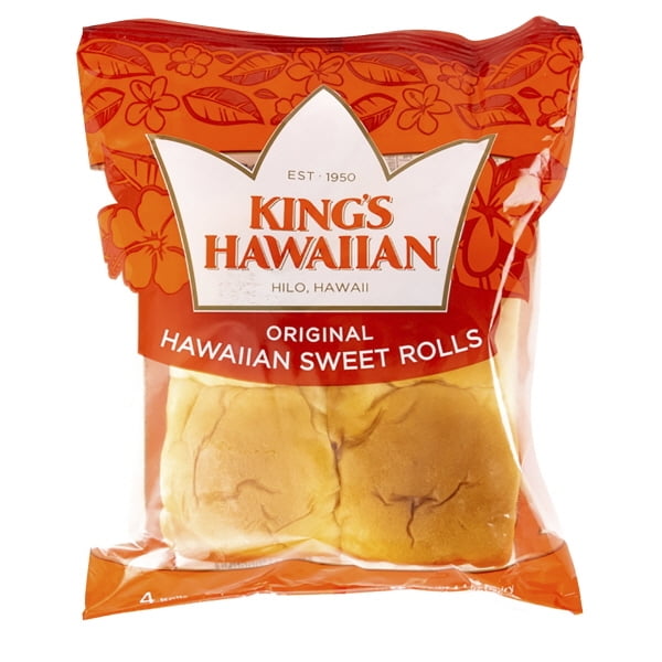King's Hawaiian Original Hawaiian Sweet Rolls 4 ct Pack