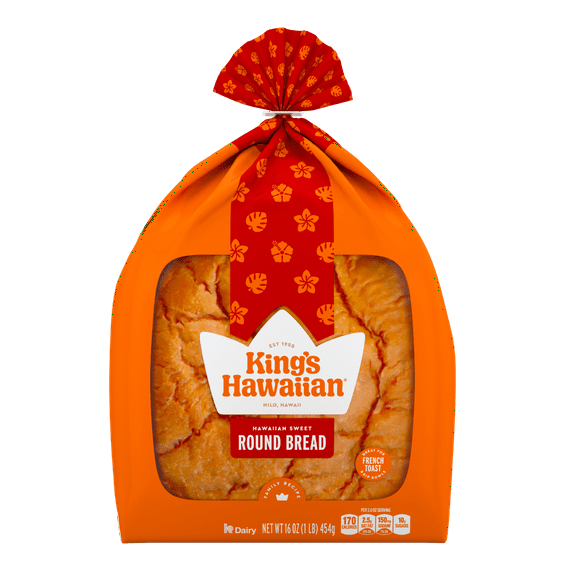King's Hawaiian Round Hawaiian Sweet Bread, 16 oz