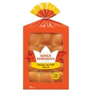 King's Hawaiian Savory Butter Rolls, 12 Count (Pack of 6)