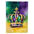 thumbnail image 1 of King's Mardi Gras Crown Garden Flag 11.25 in x 15.5 in, 1 of 5