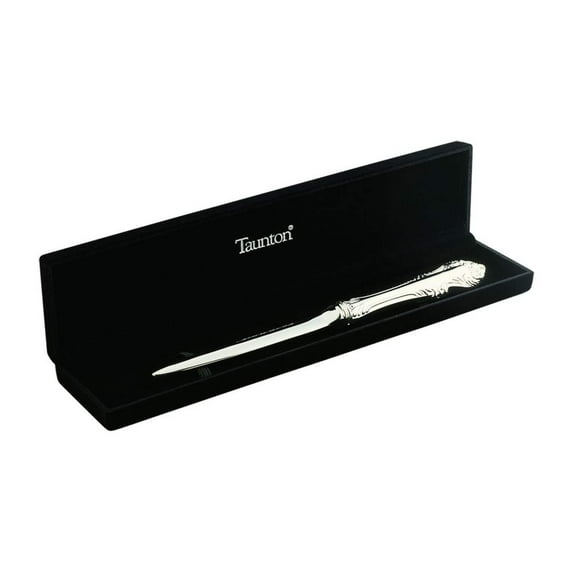 King's Pattern Letter Opener W/ Box, Nickel Plated