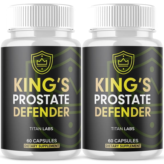 King's Prostate Defender Advanced Formula Supplement Pills Natural Vitamin for Health and Wellness 120 Capsules