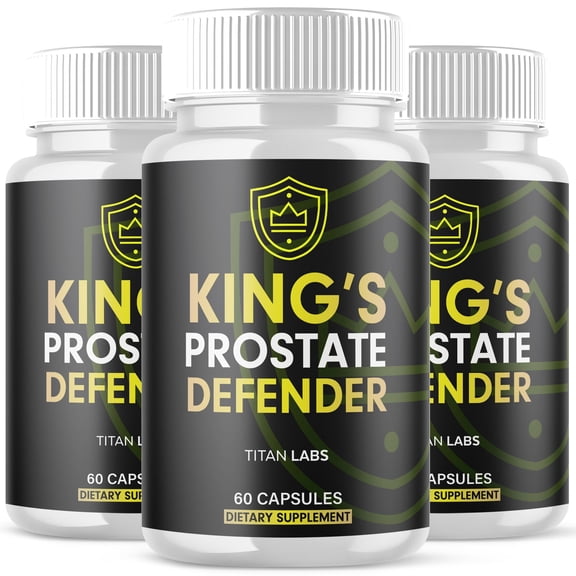 King's Prostate Defender Advanced Formula Supplement Pills Natural Vitamin for Health and Wellness 180 Capsules