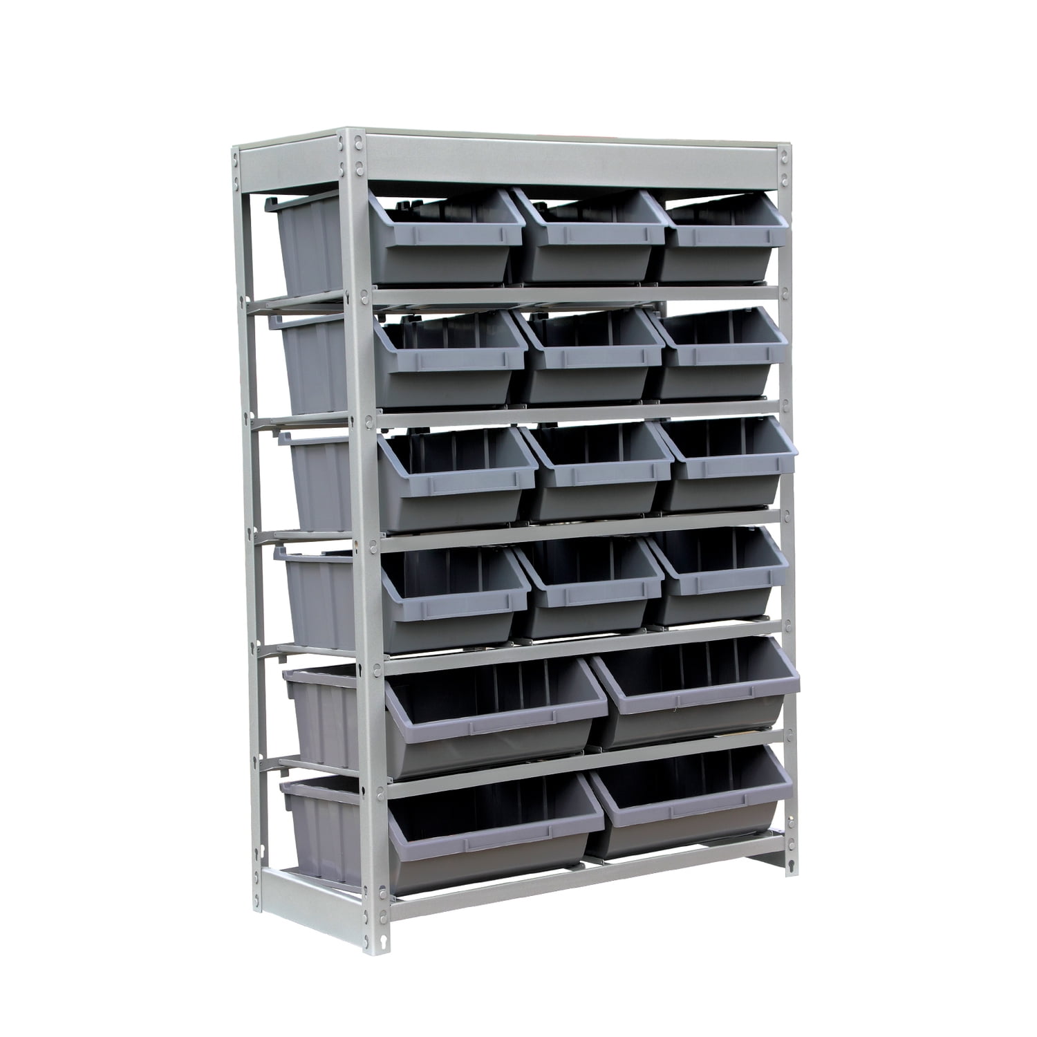 King's Rack Freestanding 6-Tier Large Storage Garage Shelf Unit, Strong ...