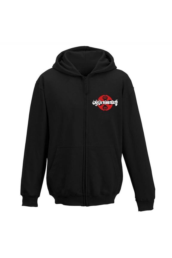 King's X Pocket Print Logo Zip Hoodie Sweatshirt