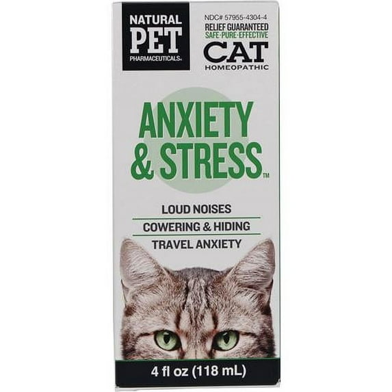 KingBio Natural Pet Anxiety & Stress for Cats 4 oz Liquid