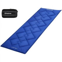 KingCamp Camping Sleeping Cot Pad Lightweight Non-Slip Soft Cotton Camp Cot Mattress Pad for Camp Cot Bed, Yoga, Hiking, 74.8"×25.2", Blue