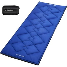 KingCamp Portable Lightweight Non Slip Soft Cotton Camping Cot Pad Mat Roll 74.8L x 25.2W Navy Walmart