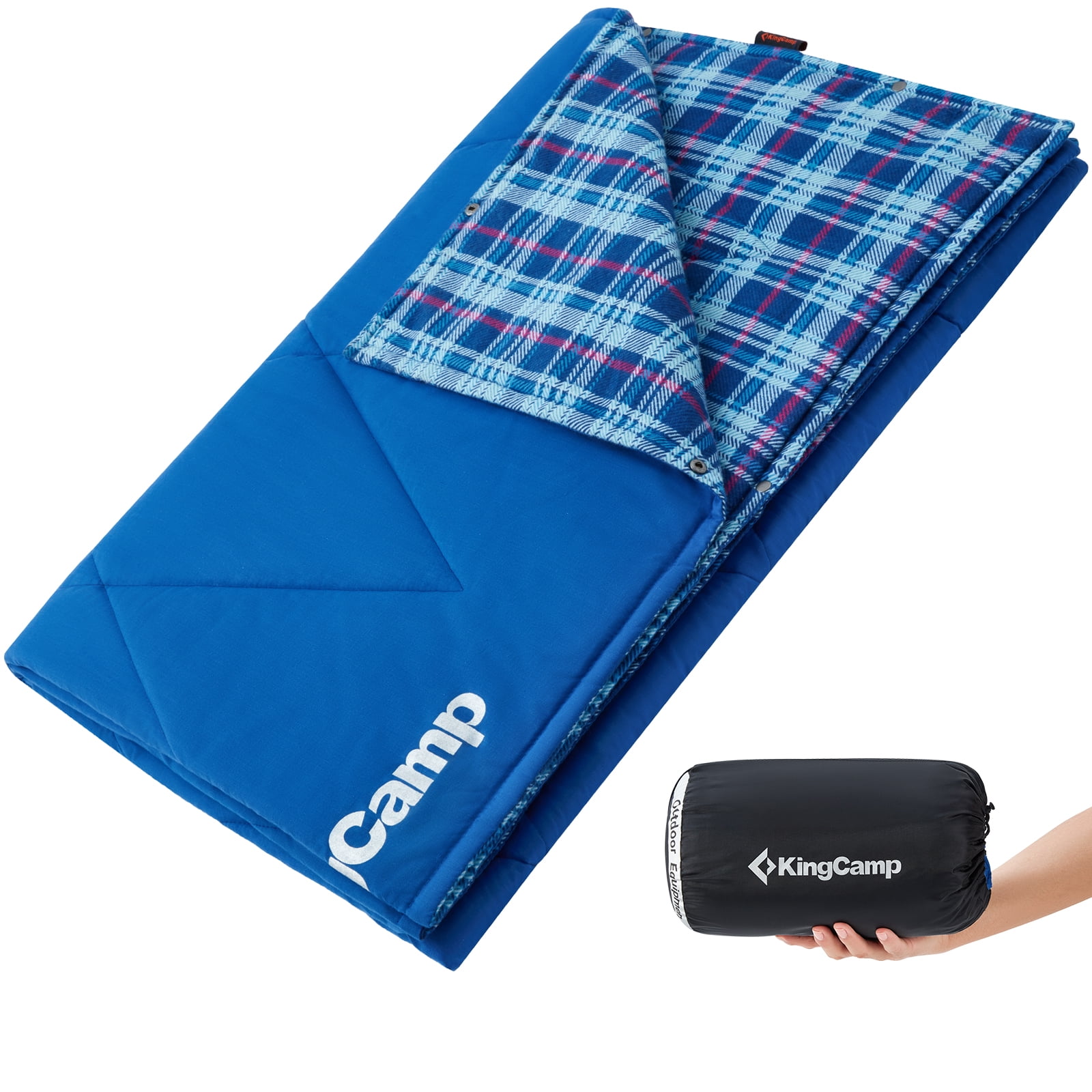 KingCamp Cotton Camping Blanket Large Size Windproof Lightweight