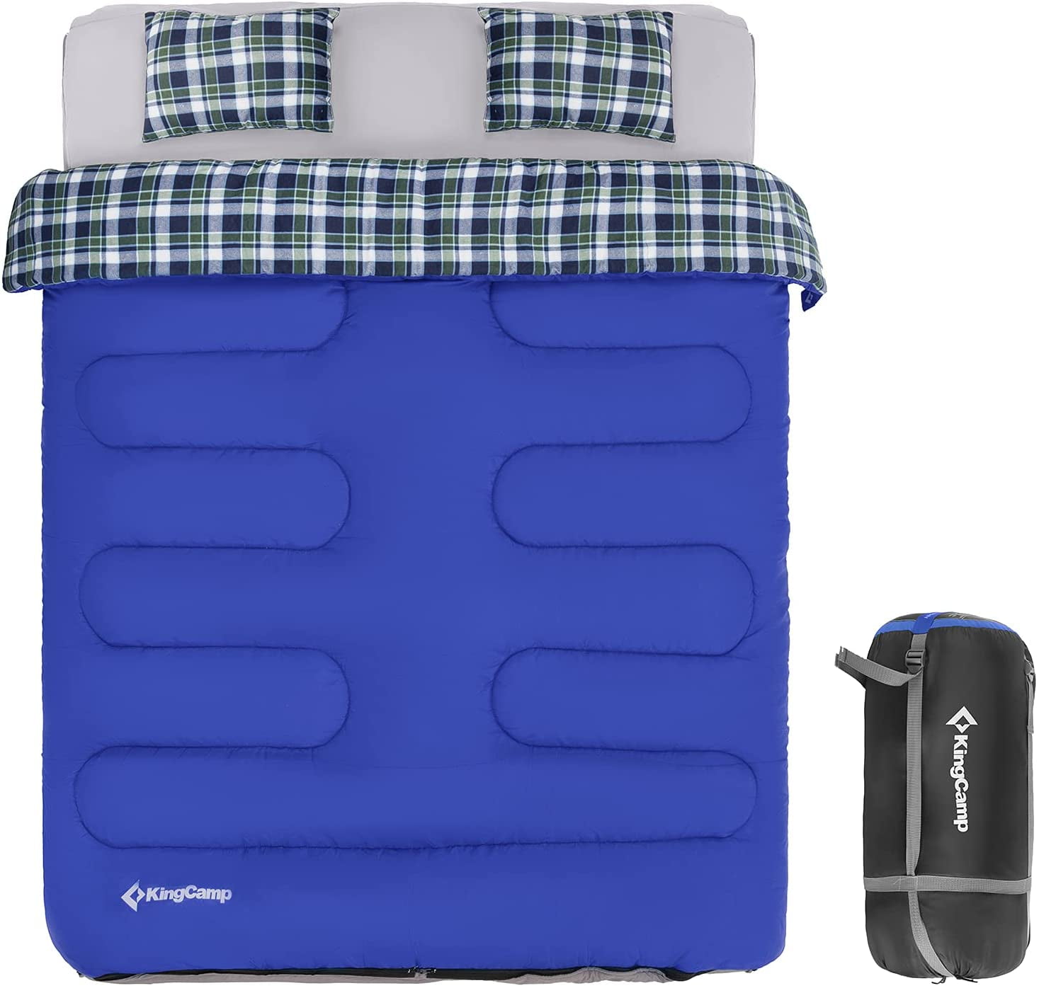 Sleepingo Double Sleeping Bag for Backpacking, Camping, Or Hiking