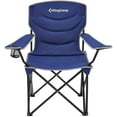 KingCamp Folding Camping Chairs High Back Oversized Padded Arm Chair