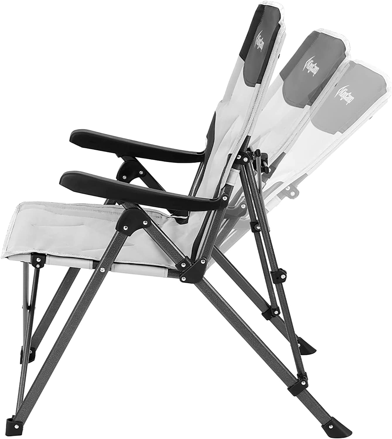 KingCamp High Back Camping Chair Folding Chair Patio Chairs with Hard