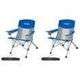thumbnail image 1 of KingCamp Lightweight Foldable Outdoor Camping Chair, 2 Pack, Blue/Grey, 1 of 12
