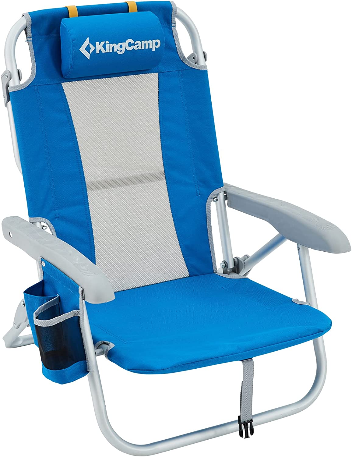 KingCamp Low Sling Beach Chair for Camping Concert Lawn, Low and High Mesh Back - image 1 of 6