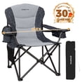 thumbnail image 1 of KingCamp Oversized Folding Camping Chair, High Back Heavy Duty for Adults, Fully Padded Folding Chairs Outdoor Sports, Portable Comfy Camping Chairs 400LBS Capacity Lawn Chair, 1 of 11