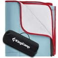 thumbnail image 1 of KingCamp Portable Outdoor Blanket, Picnic Blanket, Waterproof Portable Camping Beach Blanket, Machine Washable 82" x 58" for 4-6 Adults with storage bag, for Camping Traveling Picnics, 1 of 7