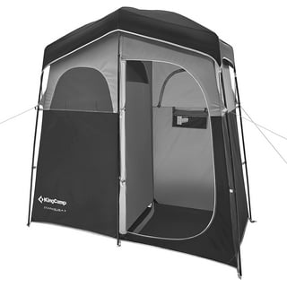 Outsmart Gadgets Outdoor Portable Toilet Set for Adults with Camping Night  Lantern, Folding XL Toilet, Pop Up Privacy Tent and Carry Bags