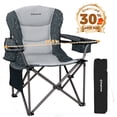 thumbnail image 1 of KingCamp Heavy Duty Outdoor Chair, Oversized Folding Portable Camping Chairs, Ultra Comfortable Design for Adults, Fully Padded Folding Chairs, 400LBS Capacity, 1 of 11