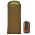 thumbnail image 1 of KingCamp Down Sleeping Bag for Adults, 27℉-54℉, 600+ Fill Power, Oversize Warm and Comfortable Duck Down Sleeping Bag, Cold Weather Camping & Backpacking, 3.97LBS, Green, 1 of 6