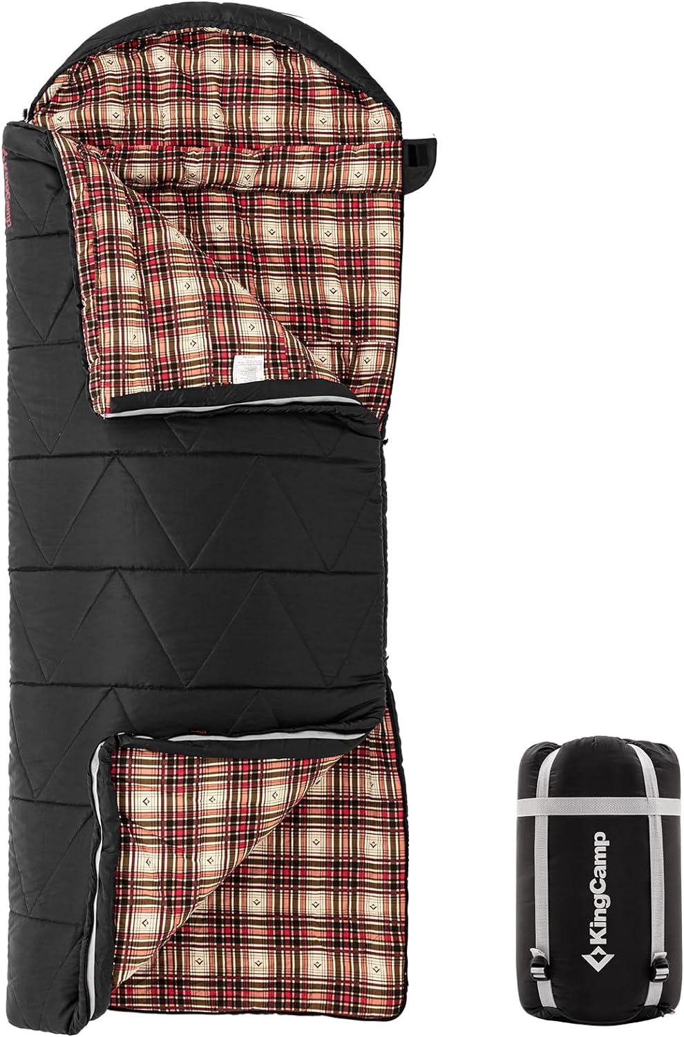 AceCamp Terrain Mummy Sleeping Bag, Warm & Cold Weather Winter Sleeping