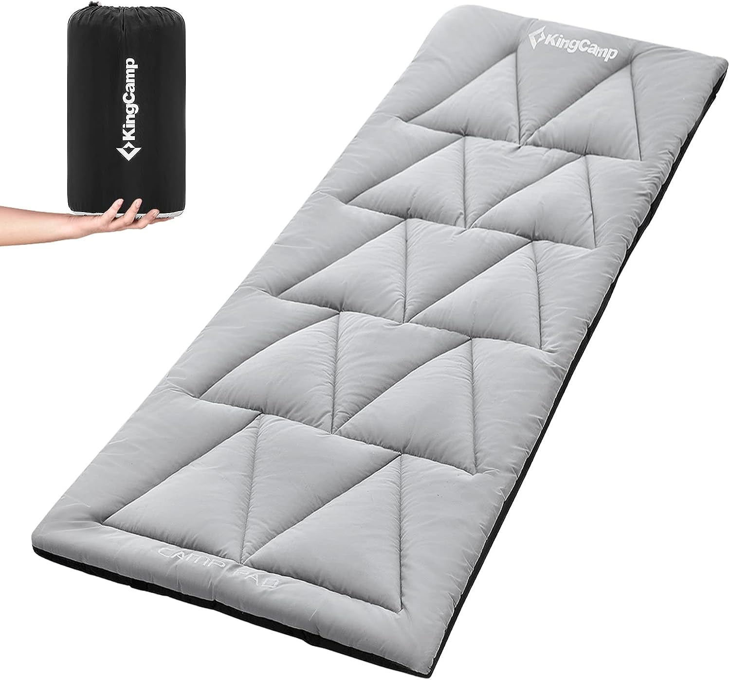 KingCamp Soft Sleeping Cot Mattress Pads NonSlip Lightweight for Adult