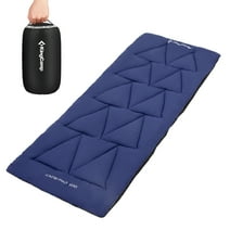 KingCamp Thicked Non-Slip Camping Sleeping Pad Portable Cot Mattress for Adults Hiking Yoga Traveling Backpacking, 74.8"L x 25.2"W Lightweight Navy Pad, 1.98lbs