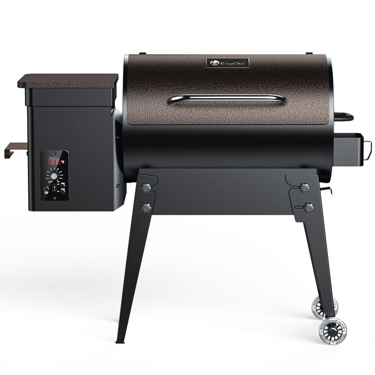 Outdoor Cooking Wood Pellet BBQ Grill & Smoker with Digital Temperature Controls Outdoor Cooking Wood Pellet BBQ Grill & Smoker with Digital Temperature Controls