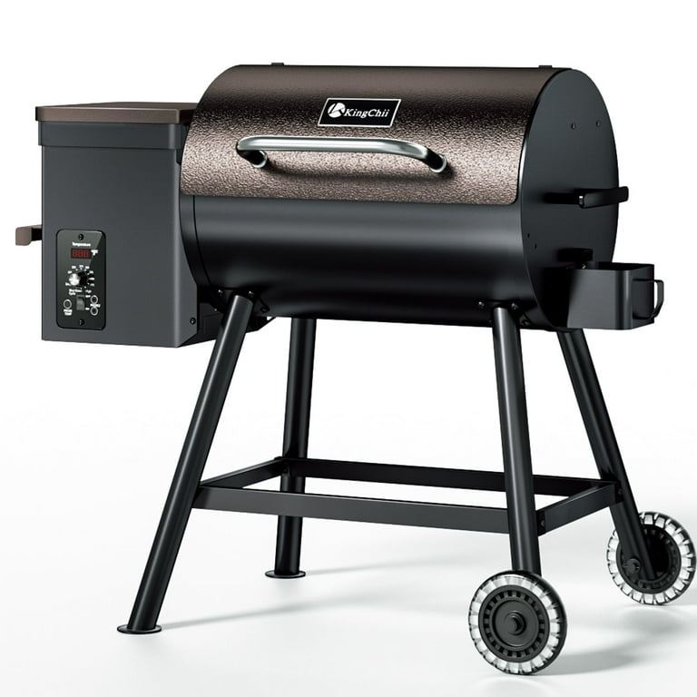 Outdoor Cooking Wood Pellet BBQ Grill & Smoker with Digital Temperature Controls Outdoor Cooking Wood Pellet BBQ Grill & Smoker with Digital Temperature Controls