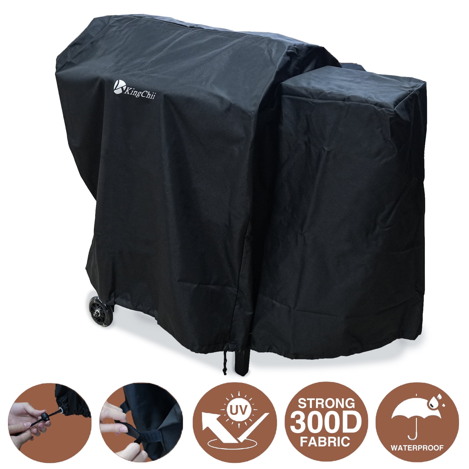 KingChii BBQ Grill Smoker Cover - Fits for KingChi