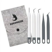 KingFinger Craft Vinyl Weeding Tools for Cricut Maker Assecories, 5PCS Gray