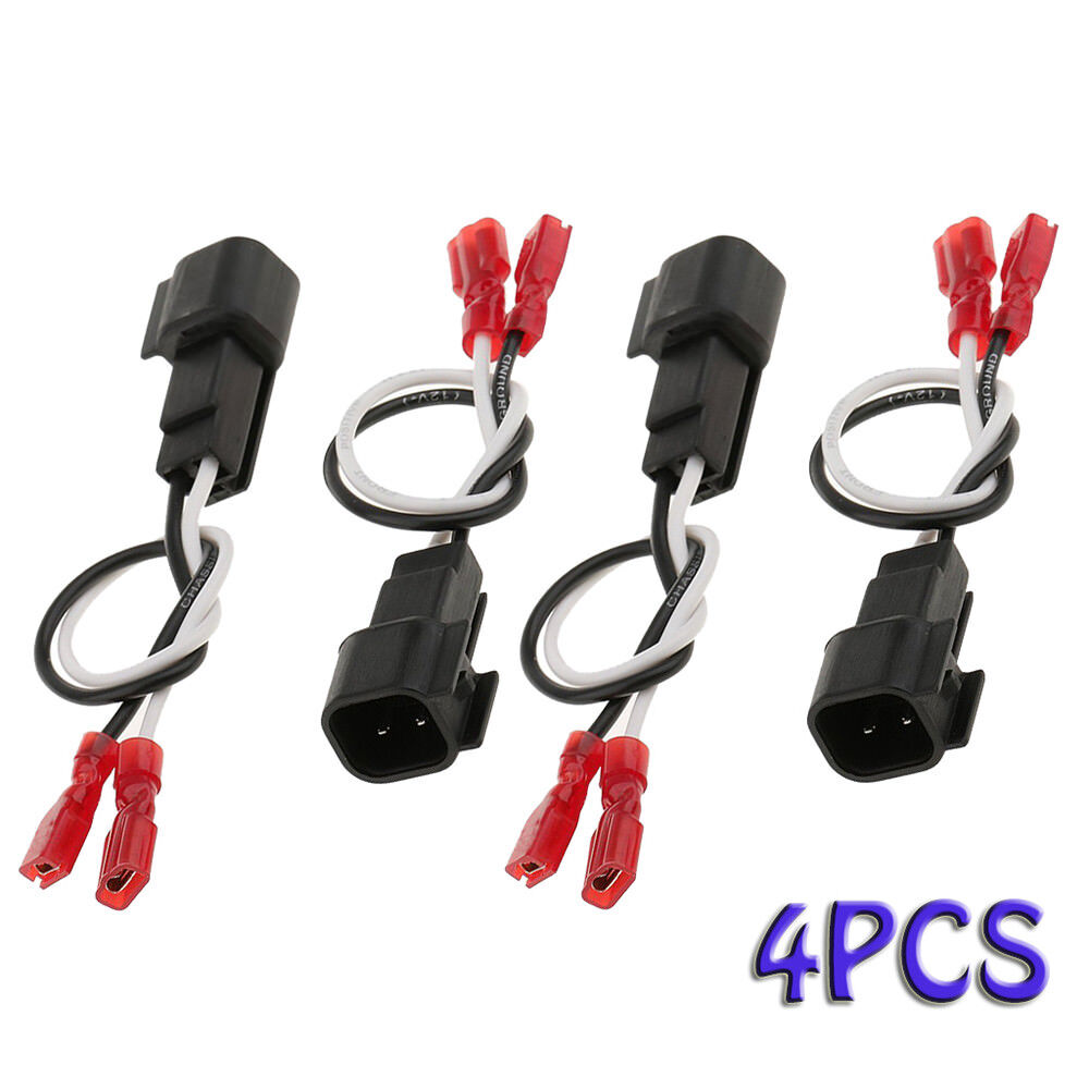 KingFurt 4x Car Speaker Connector Harness Wires Adapter 725600 Ford