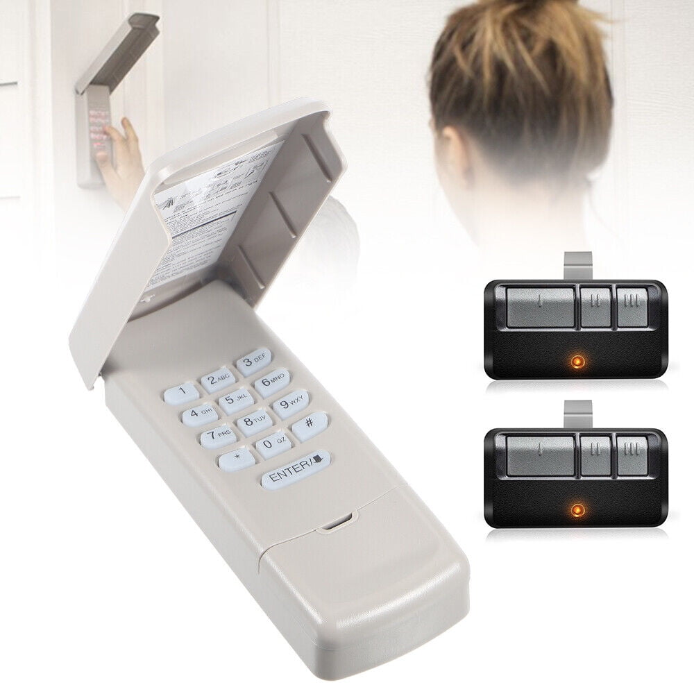 KingFurt 877LM Opener 2 Visor Remote 893LM for Liftmaster Sears Garage