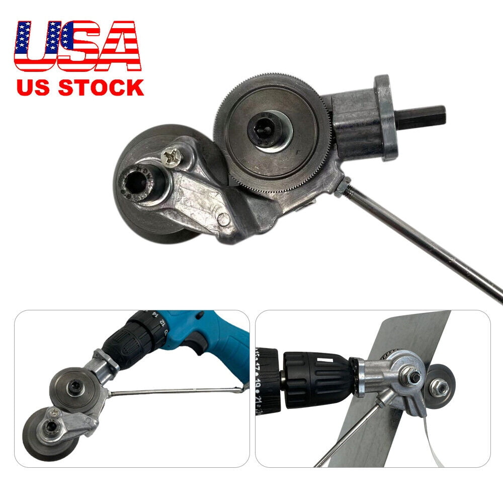 KingFurt Metal Nibbler Saw Cutter Electric Drill Attachment, Cut Stainless Steel and Sheet